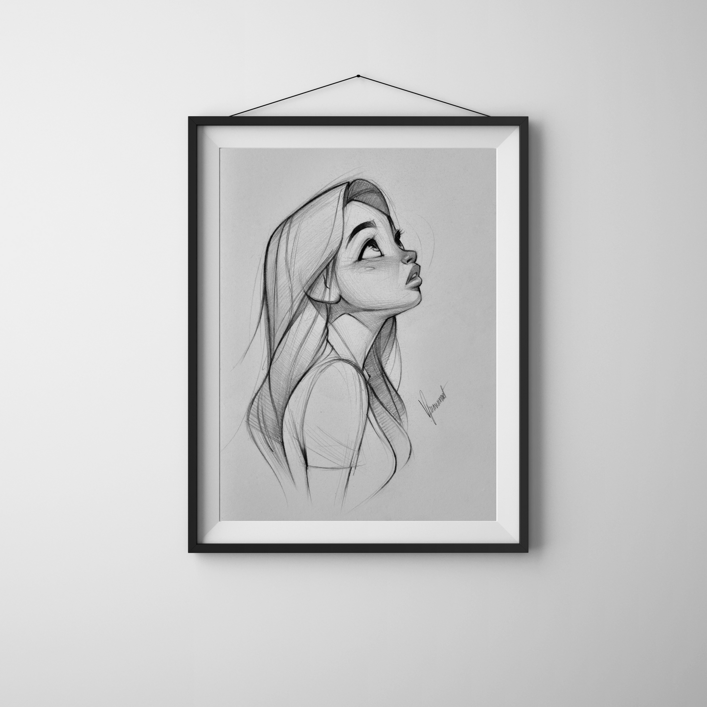 'Princess'- Art print on Museum-Quality matte paper